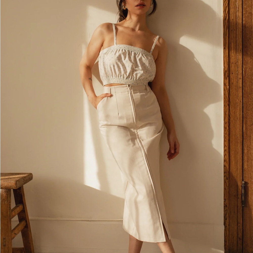 Brand new - Harly Jae Zipper Skirt - Mylk